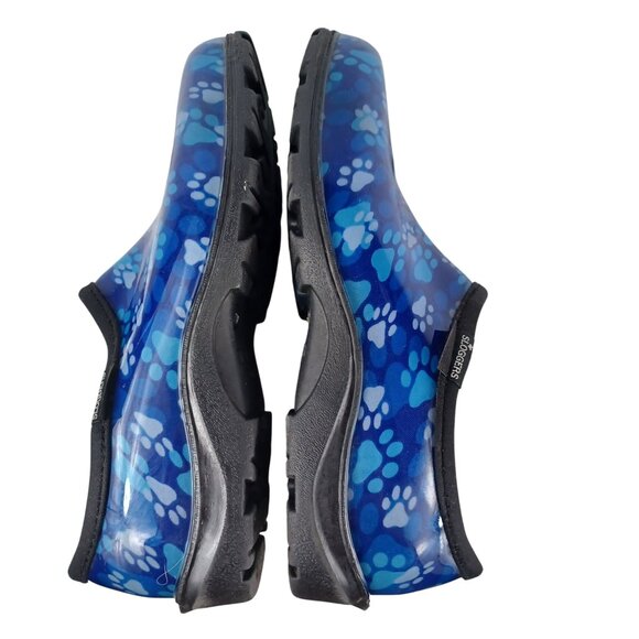 Sloggers Women's Waterproof Rain Garden Clog Shoe Comfort Insole Blue Size 10 - Picture 6 of 9